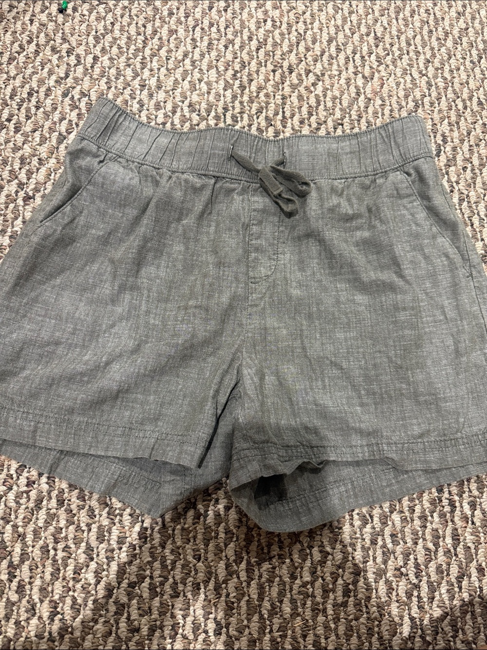 bcg Women's Gray Drawstring Athletic Shorts